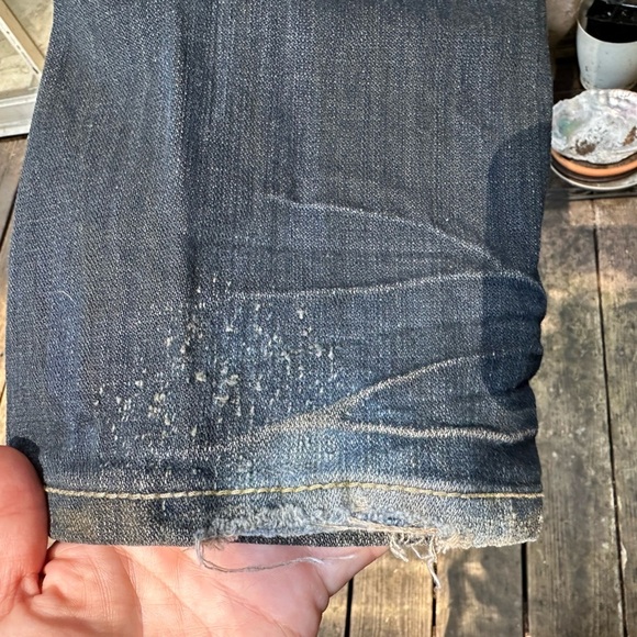 MEK Denim ‘Santiago’ Distressed Miss Me Women’s Jeans Straight Cut Size 28/36 - Picture 12 of 14